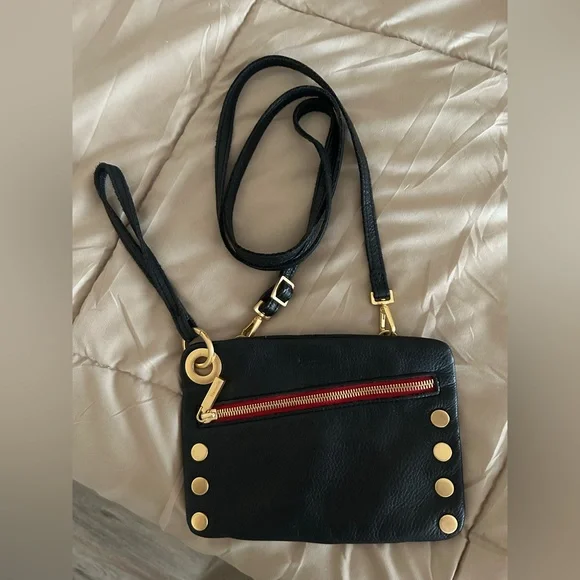 Hammitt Black Crossbody Bag with Gold Details - Picture 2 of 4